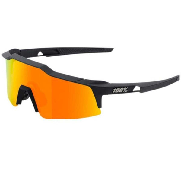 100% 60009-00008 Speedcraft XS Youth Sunglasses Soft Tact Black with HiPER Red Lens - HIT a Double - 1