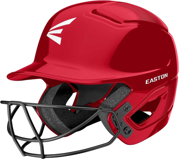 Easton Alpha 3.0 Solid Helmet with Softball Facemask ALPBSB3 - Red - HIT a Double - 1