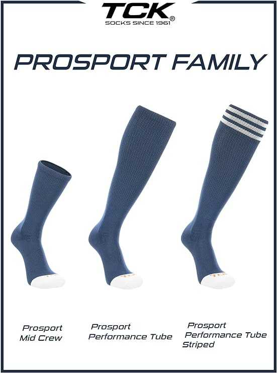 TCK Prosport Mid Crew Socks - Black - HIT a Double - 5