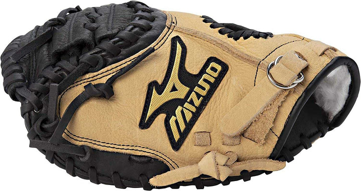 Mizuno GXC105 Prospect Series Catcher's Mitt 32.50" Black / Tan - HIT a Double - 4