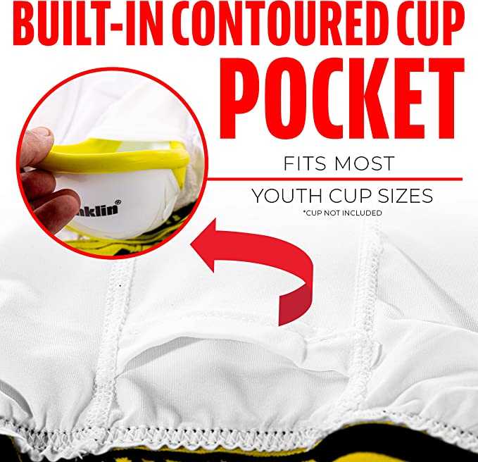 Franklin Youth Baseball Sliding Shorts - White - HIT a Double