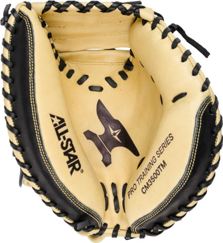 All Star Anvil CM5000TM 33.50" Weighted Training Catcher's Mitt - Mocha Tan - HIT a Double - 2