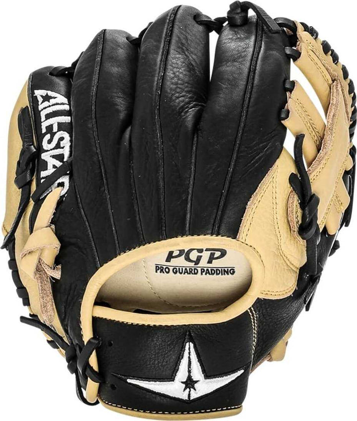 All Star Pro Series "The Pick" 9.50" Training Baseball Glove - Black Blonde