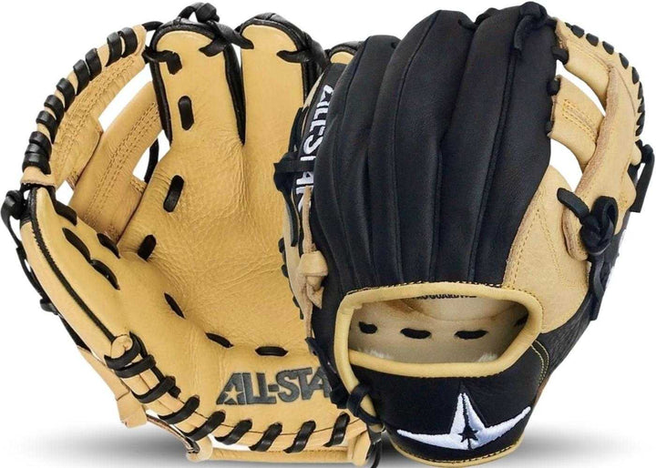 All Star Pro Series "The Pick" 9.50" Training Baseball Glove - Black Blonde