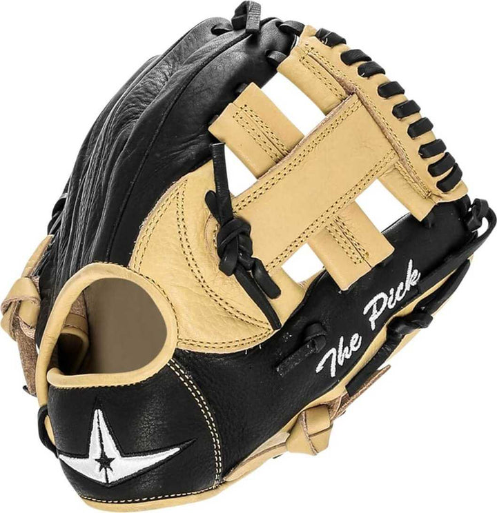 All Star Pro Series "The Pick" 9.50" Training Baseball Glove - Black Blonde
