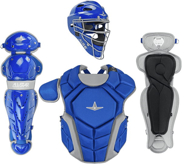 All-Star Top Star Series NOCSAE Catcher's Set (Ages 12-16) - Royal