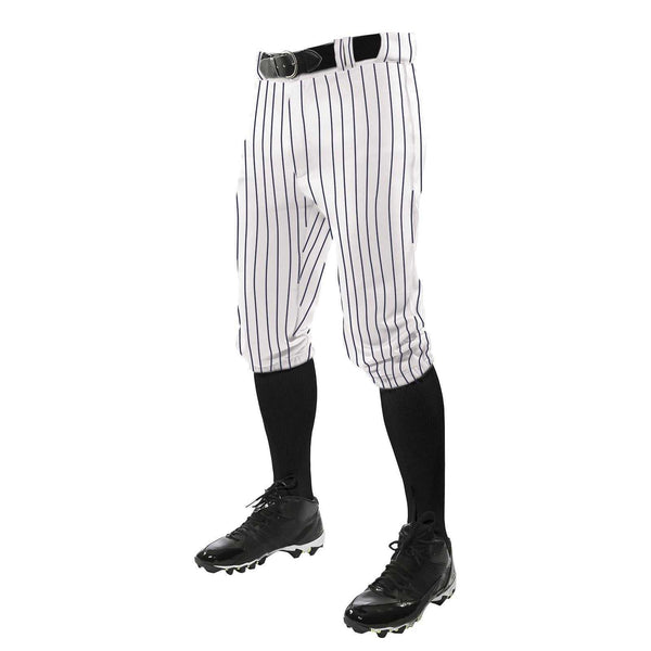 Champro BPPINK Triple Crown Pinstripe Knicker - White Navy - HIT a Double