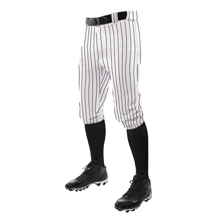 Champro BPPINK Triple Crown Pinstripe Knicker - White Navy - HIT a Double