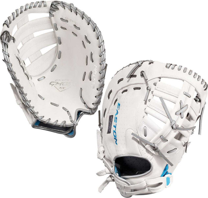 Easton Ghost NX 13.00" Fastpitch 1st Base Mitt - White - HIT a Double - 3