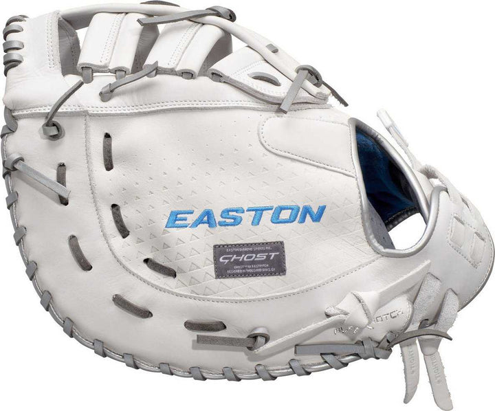 Easton Ghost NX 13.00" Fastpitch 1st Base Mitt - White - HIT a Double - 5