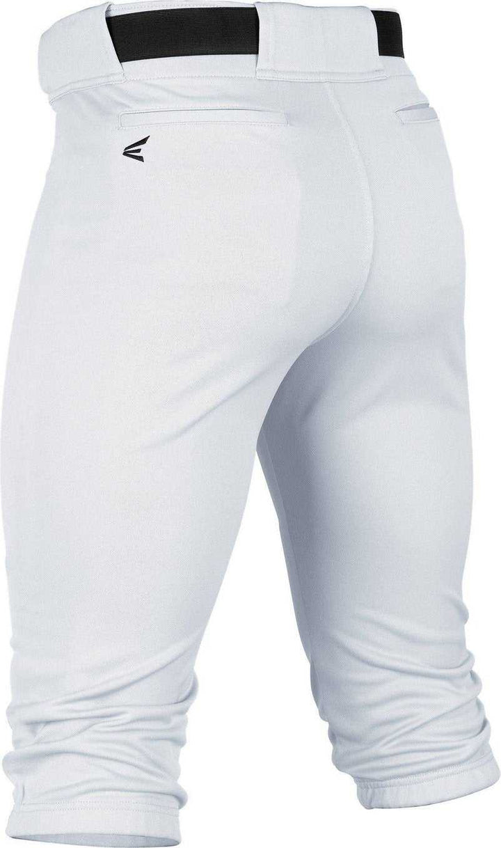 Easton Rival+ Knicker Baseball Pant - White - HIT a Double