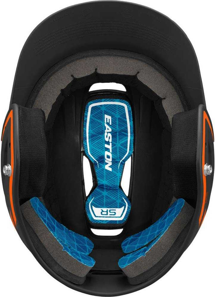Easton Z5 2.0 Matte Two-Tone Batting Helmet - Black Orange - HIT A Double
