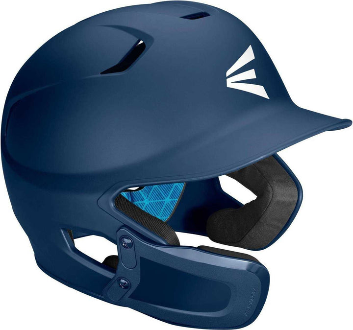 Easton Z5 2.0 Solid Batting Helmet with Universal Jaw Guard - Navy - HIT A Double