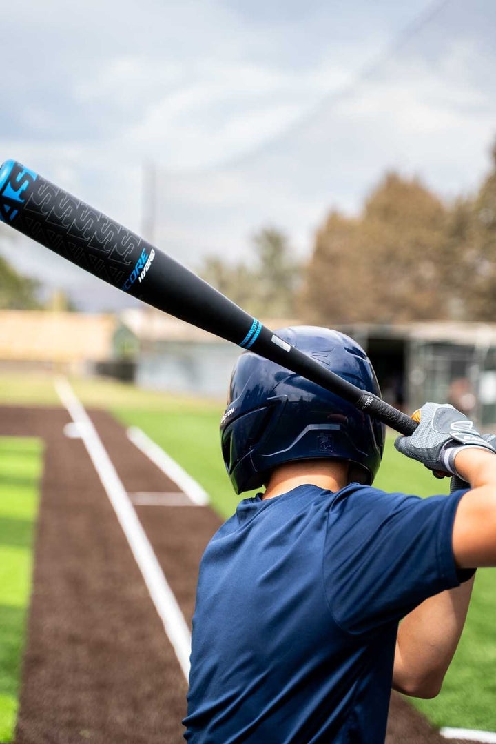 Easton 2023 Encore Hybrid -10 USSSA Bat: - Black Blue - HIT a Double - 3