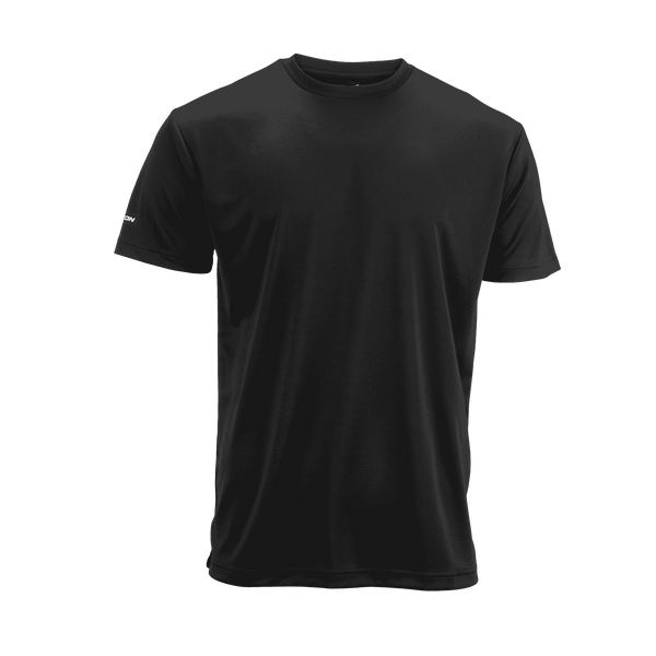 Easton Alpha Short Sleeve Performance Tee - Black - HIT a Double - 1
