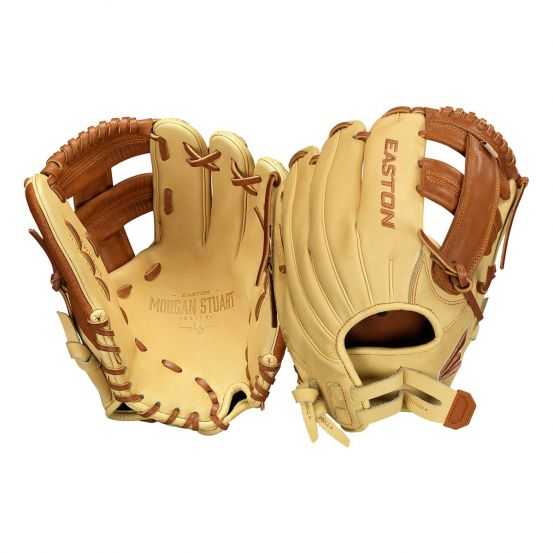 Easton Morgan Stuart 11.50" Elite Fastpitch Infield Glove, MYWHY-ME - White - HIT a Double - 3