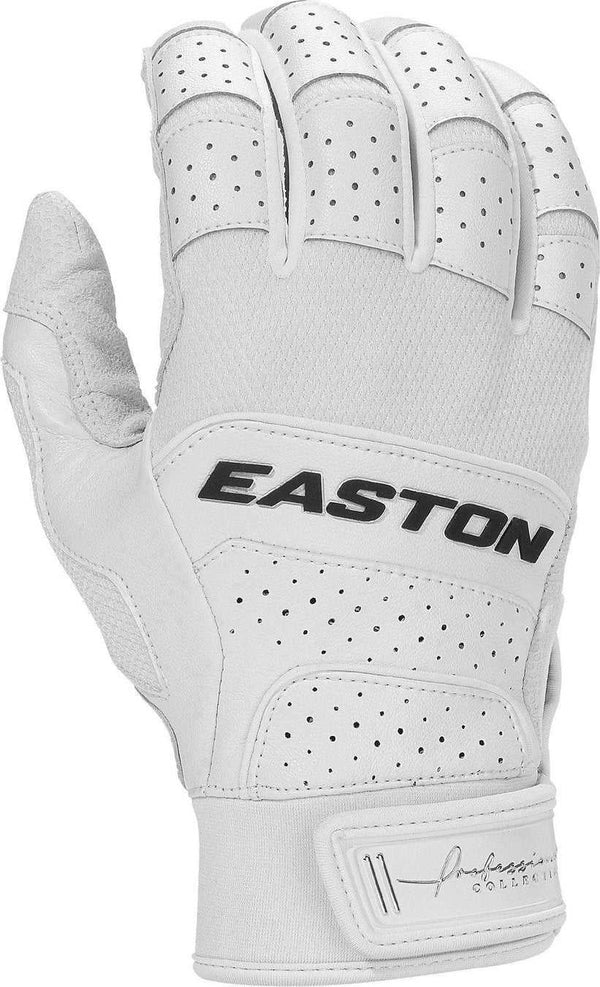 Easton Professional Collection Batting Gloves - White White - HIT a Double