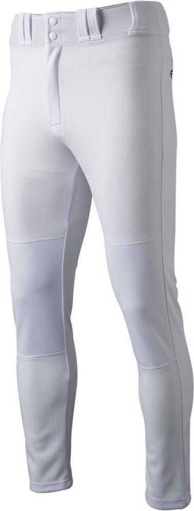 Easton Rival+ Open Bottom Youth Baseball Pants - White - HIT a Double