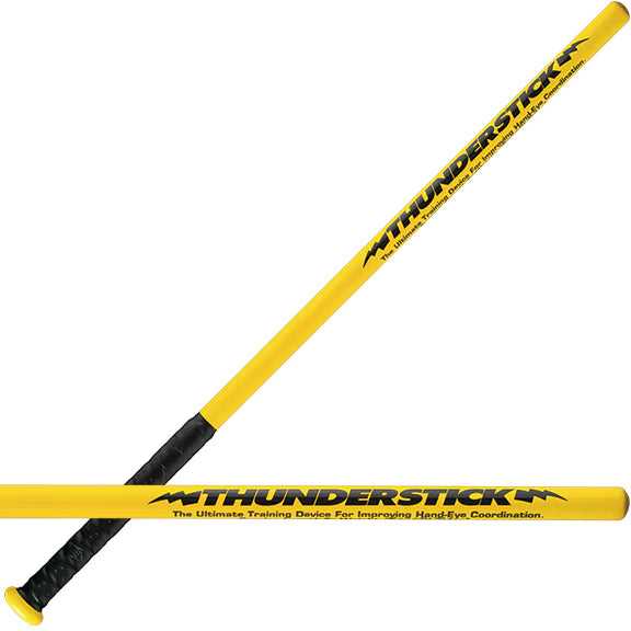 Easton T11 Youth Thunderstick Training Bat - Yellow Black - HIT A Double