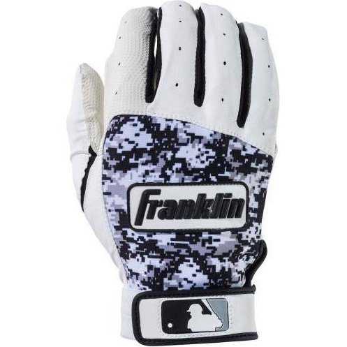 Franklin Digitek Batting Gloves - White Black Camo - HIT a Double