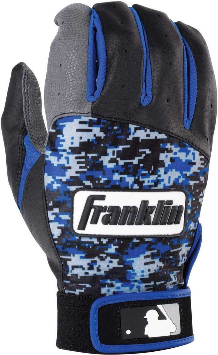Franklin Digitek Youth Batting Gloves - Black Royal Camo - HIT a Double
