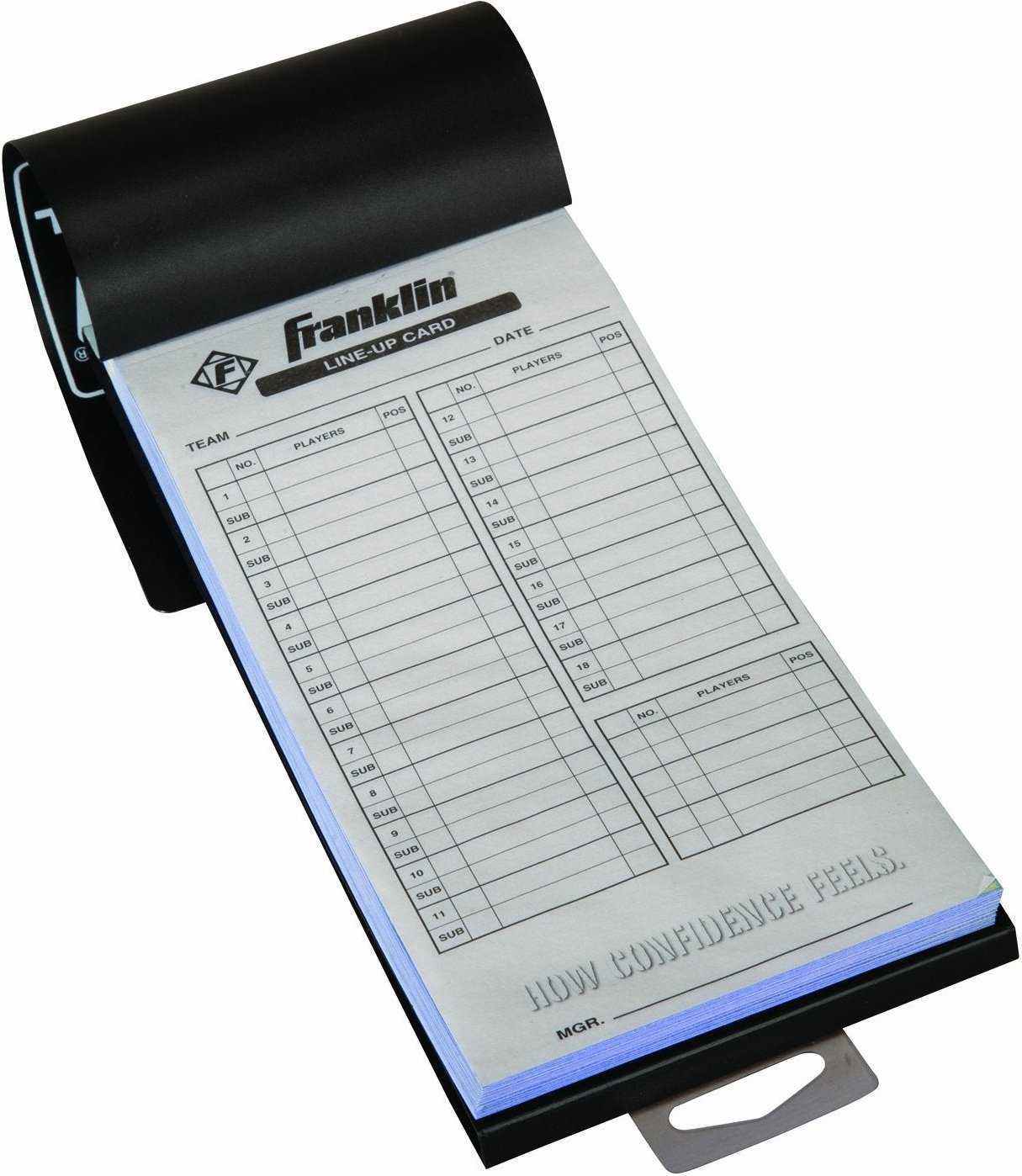 Franklin Sports MLB Baseball/Softball Line Up Cards – Vaughn Sports