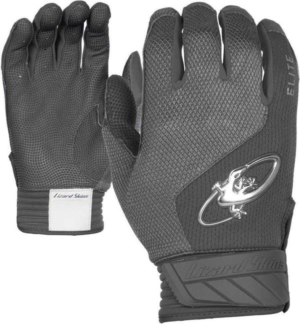 Lizard Skins Komodo Elite V2 Batting Gloves - Graphite - HIT a Double