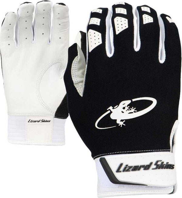 Lizard Skins Komodo V2 Batting Gloves - Jet Black - HIT a Double