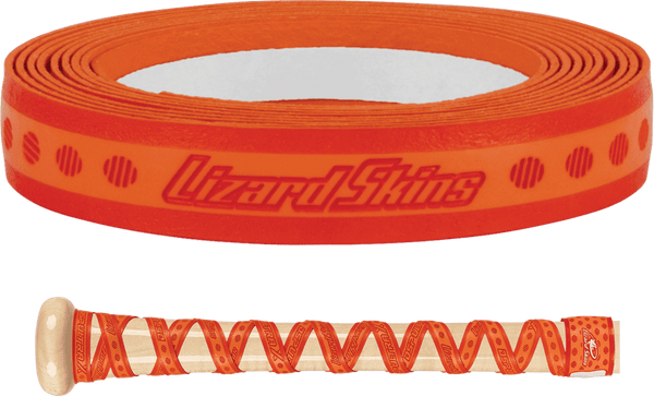 Lizard Skins Ultra X Bat Grip - Blaze Orange" - "HIT a Double