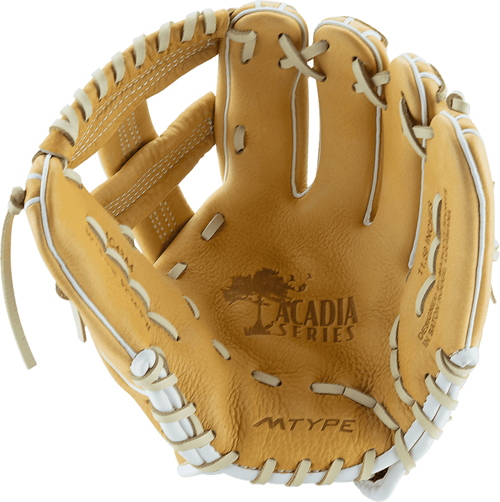 Marucci Acadia M Type V2 Fastpitch 11.50" Infield Pitcher Glove MFG2AC43A4 - Camel White - HIT a Double - 2