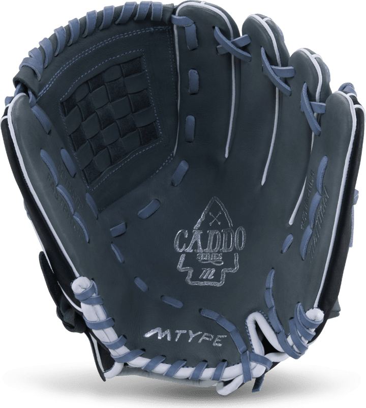 Marucci Caddo Youth Fastpitch 11.50" Utility Glove MFGCDFP1150 - Gray Black - HIT a Double - 2