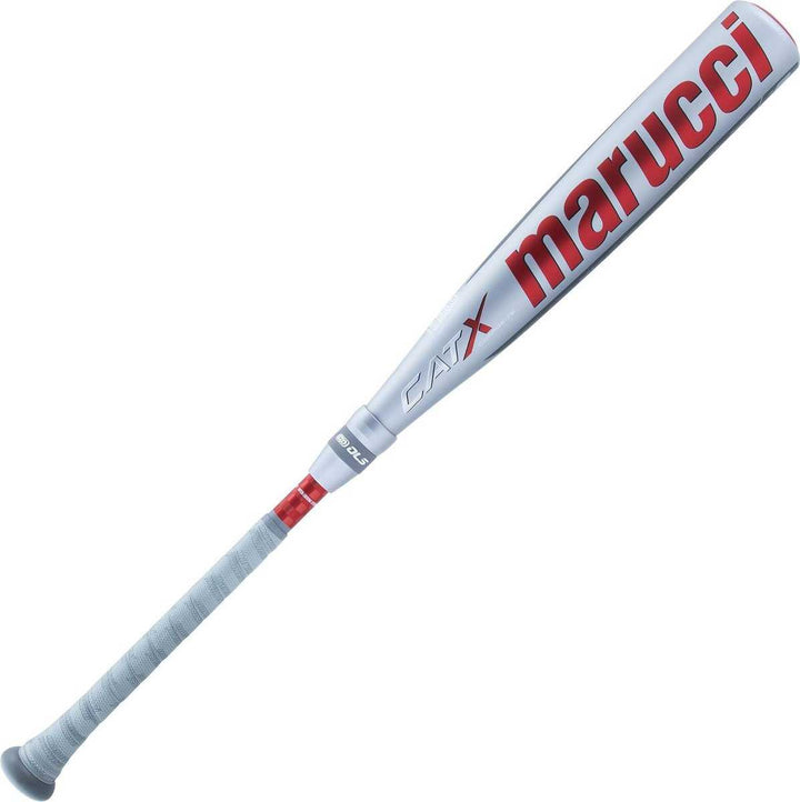 Marucci CatX Composite USSSA -8 Bat - Silver Red - HIT a Double - 3