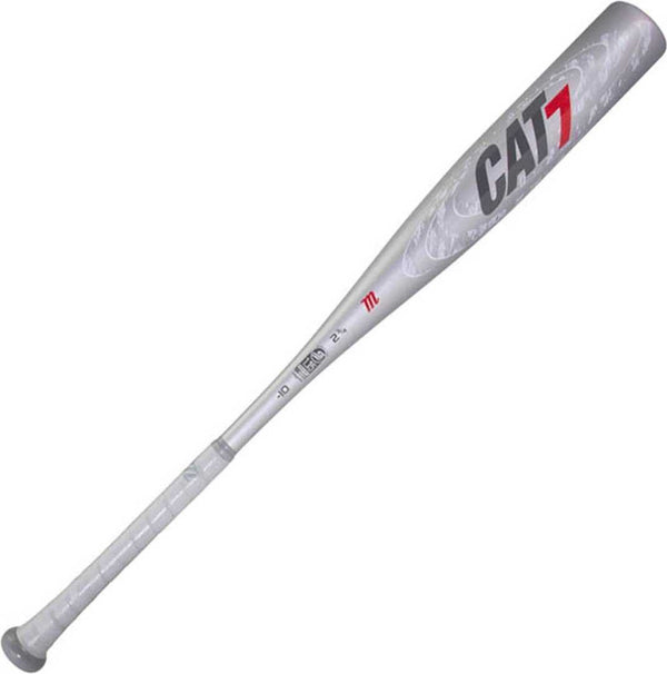 Marucci Cat7 Senior League (-8) 2 5/8" Bat - Silver - HIT a Double