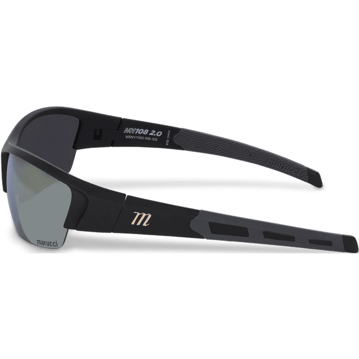 Marucci MV108 2.0 Performance Sunglasses - Matte Black Gold - HIT a Double
