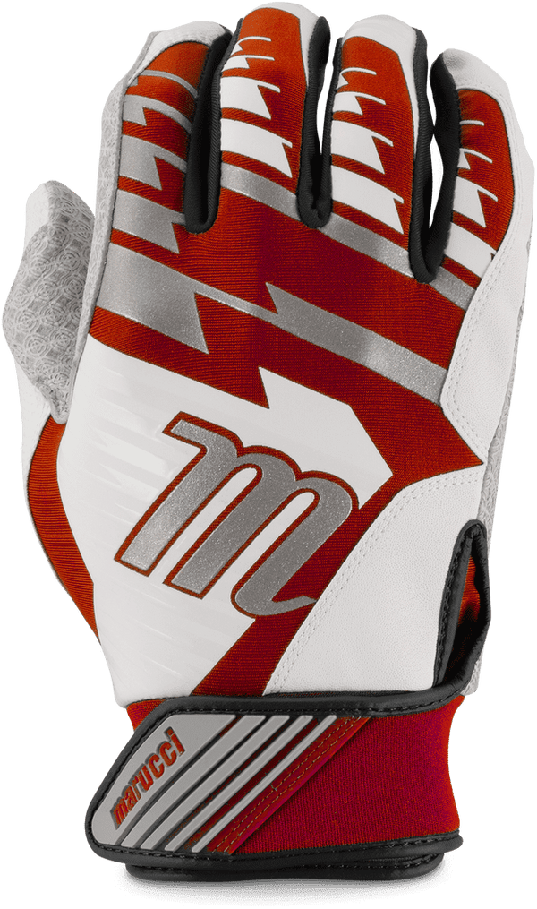 Marucci Tesoro Batting Glove - Red Black - HIT a Double