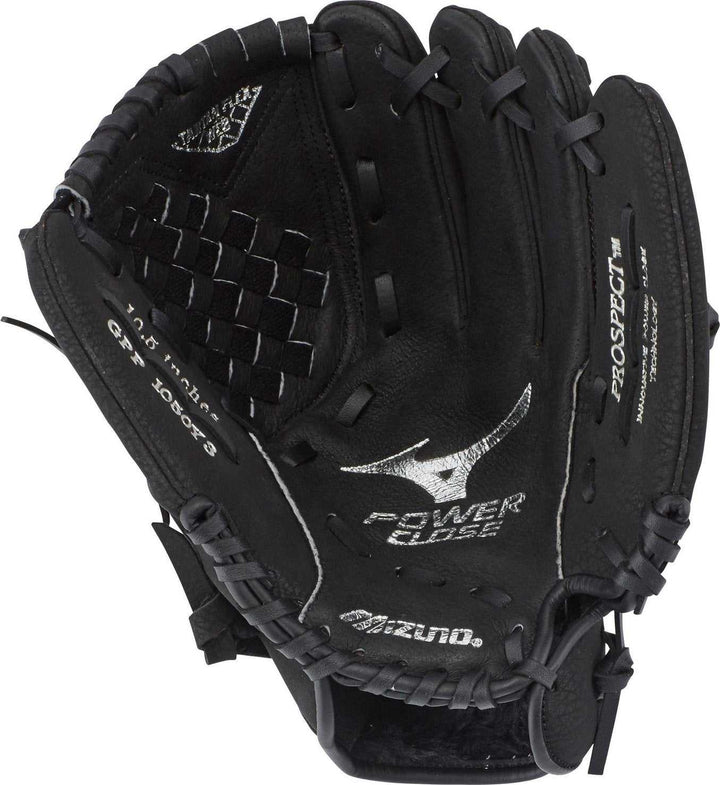 Mizuno Prospect Powerclose 10.50" Utility Glove GPP1050Y3 - Black - HIT a Double