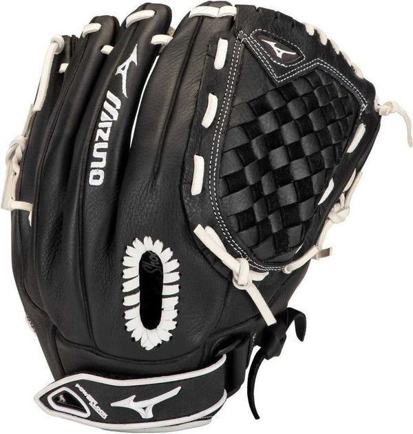 Mizuno Prospect Select Fastpitch Softball Glove 12.00" - Black - HIT a Double