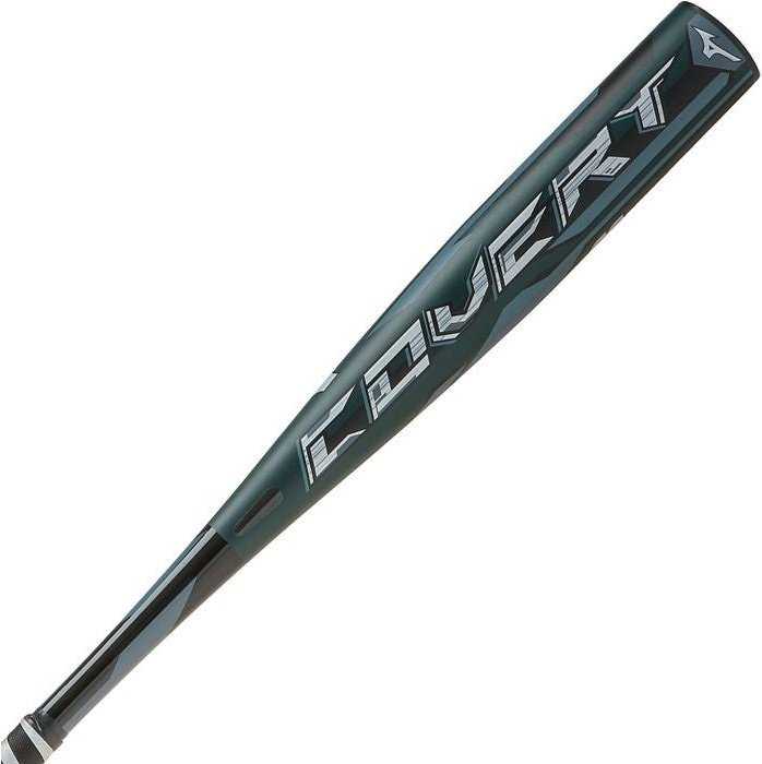 Mizuno 2017 Covert BBCOR (-3) Bat - Dark Slate Black - HIT A Double