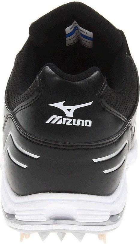 Mizuno 9-Spike Advanced Classic 7 Low Men's Metal Cleats - Black White - HIT A Double