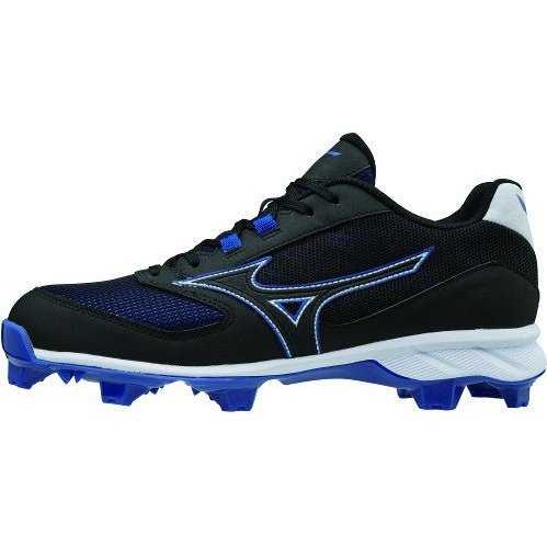 Mizuno 9-Spike Advanced Dominant TPU Low Cleats - Black Royal