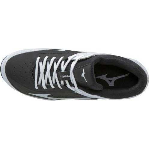 Mizuno 9-Spike Swift 5 Cleats - Black White - HIT a Double