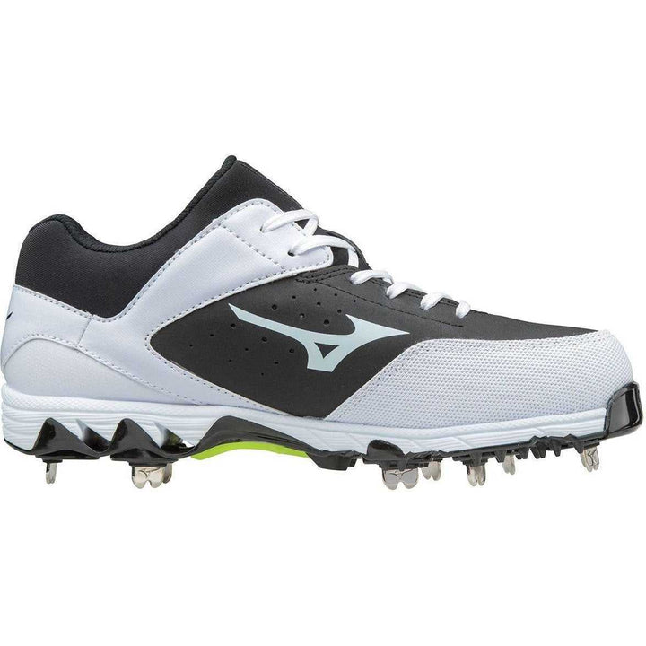 Mizuno 9-Spike Swift 5 Cleats - Black White - HIT a Double