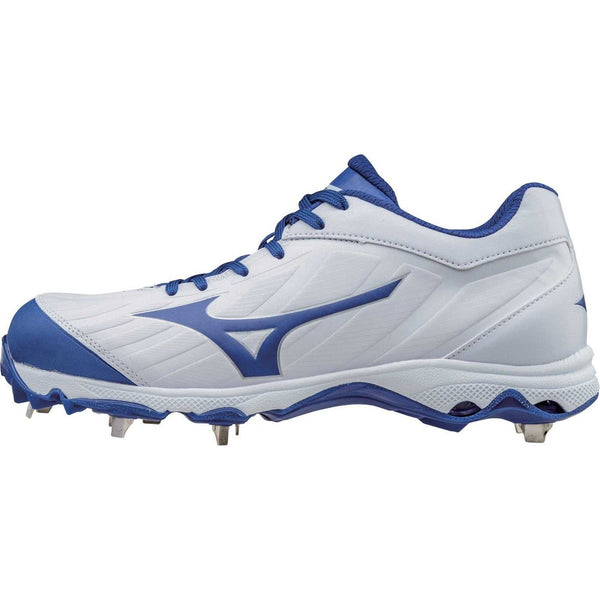 Mizuno 9-spike Advanced Sweep 3 Cleats - White Royal - HIT a Double