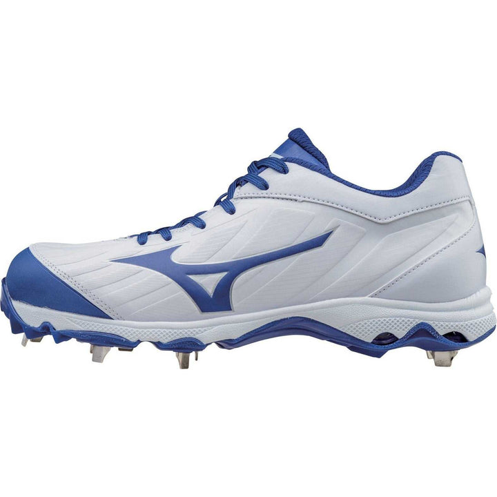 Mizuno 9-spike Advanced Sweep 3 Cleats - White Royal - HIT a Double