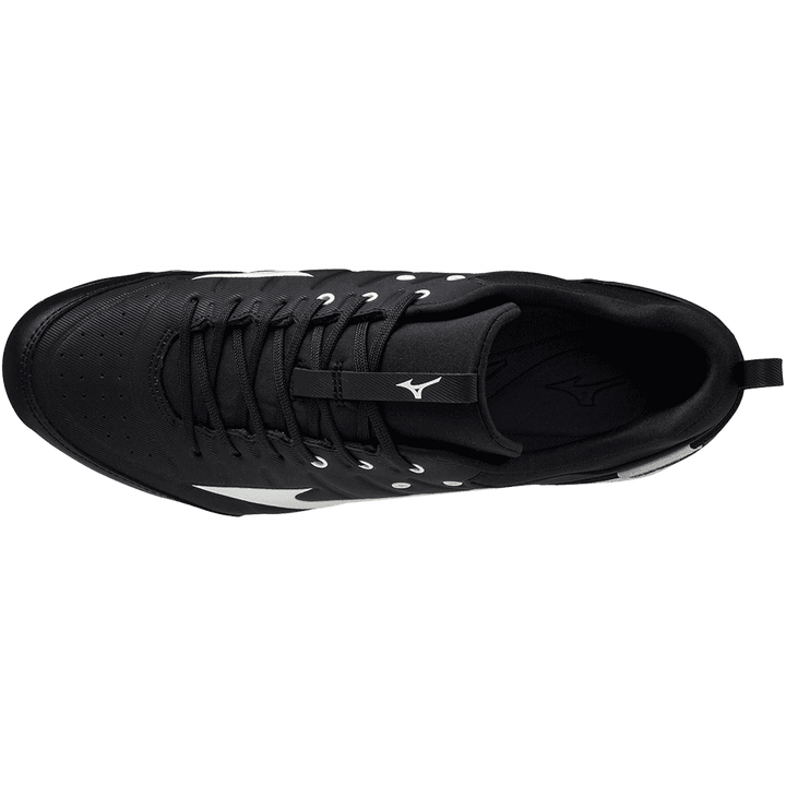 Mizuno Ambition 2 TPU Low Men's Molded Baseball Cleat - Black White - HIT a Double