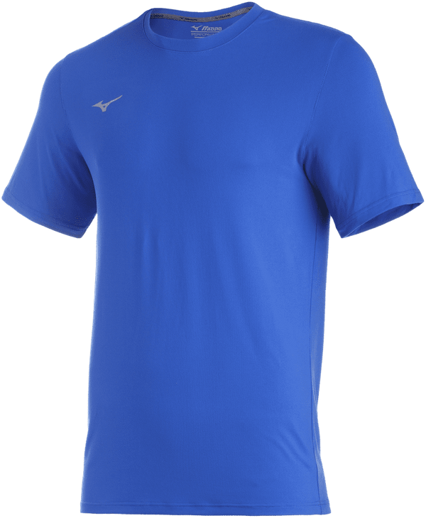 Mizuno Comp Diamond Short Sleeve Crew - Royal - HIT a Double