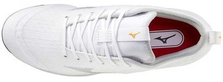 Mizuno Dominant 4 Low Molded Cleats - White - HIT a Double - 4