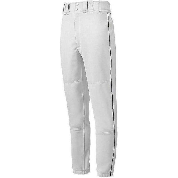 Mizuno Premier Piped Pant - White-Navy - HIT a Double