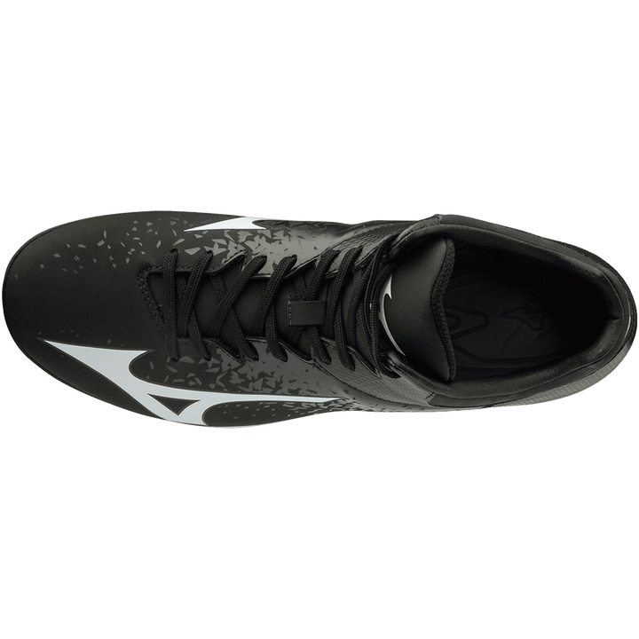 Mizuno Select Nine TPU Mid Molded Cleat - Black White - HIT a Double