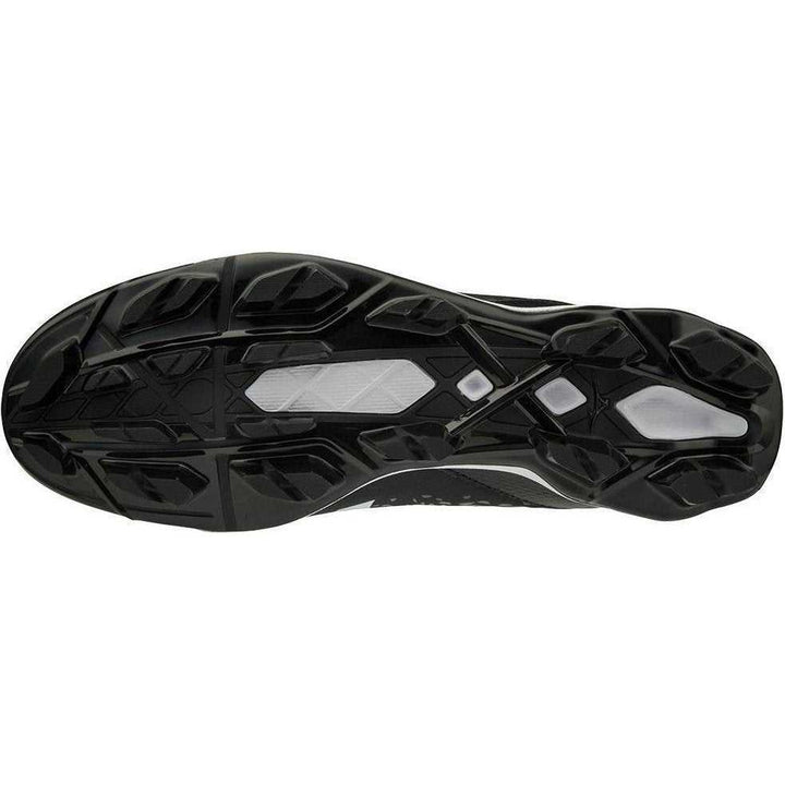 Mizuno Select Nine TPU Mid Molded Cleat - Black White - HIT a Double